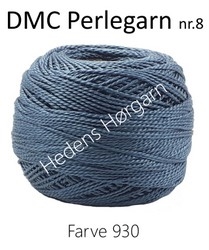 DMC Perlegarn nr. 8 farve 930